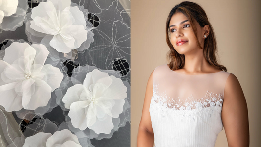 Embroidery Dress Long Sleeve | Wedding & Evening Wear