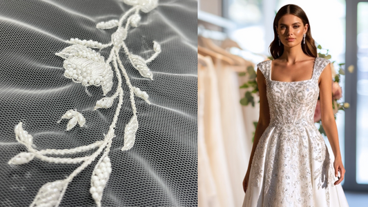 Embroidered Gown Floral | Couture Bridal & Evening Wear