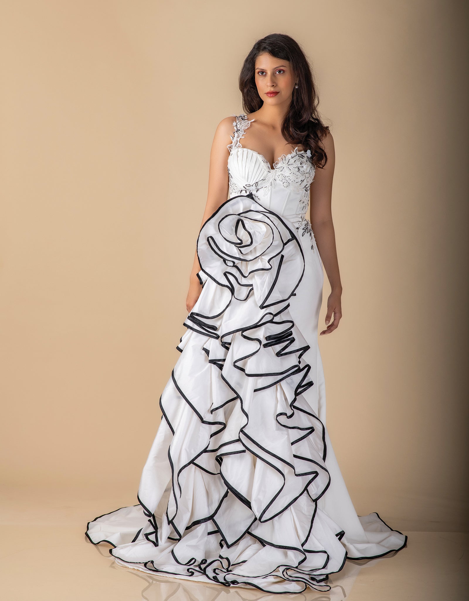 Dijon Gown Wedding Dress With Long Train Dijon Gown Wedding Dress With Long Train
