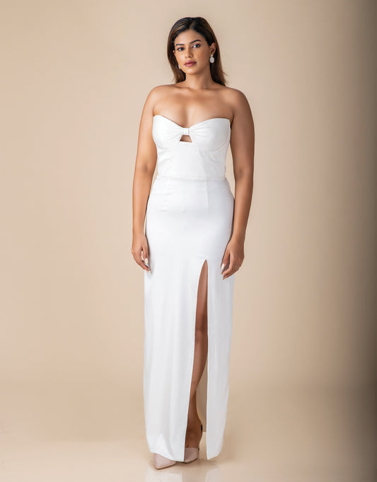 Monte Carlo couture gown wholesale front view