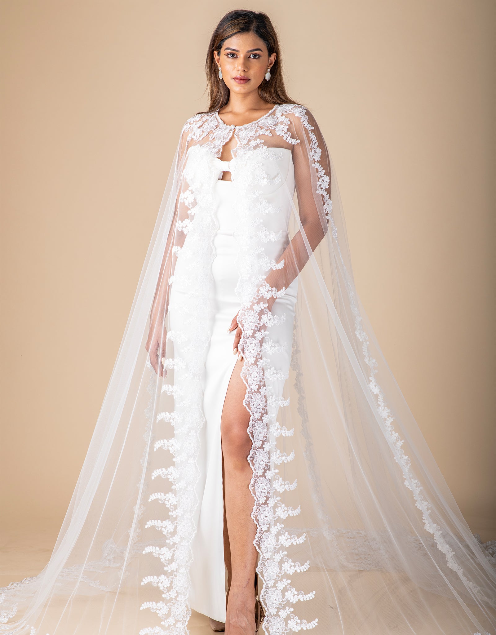 Tailored Layers The Denis Bridal Cape Tailored Layers The Denis Bridal Cape