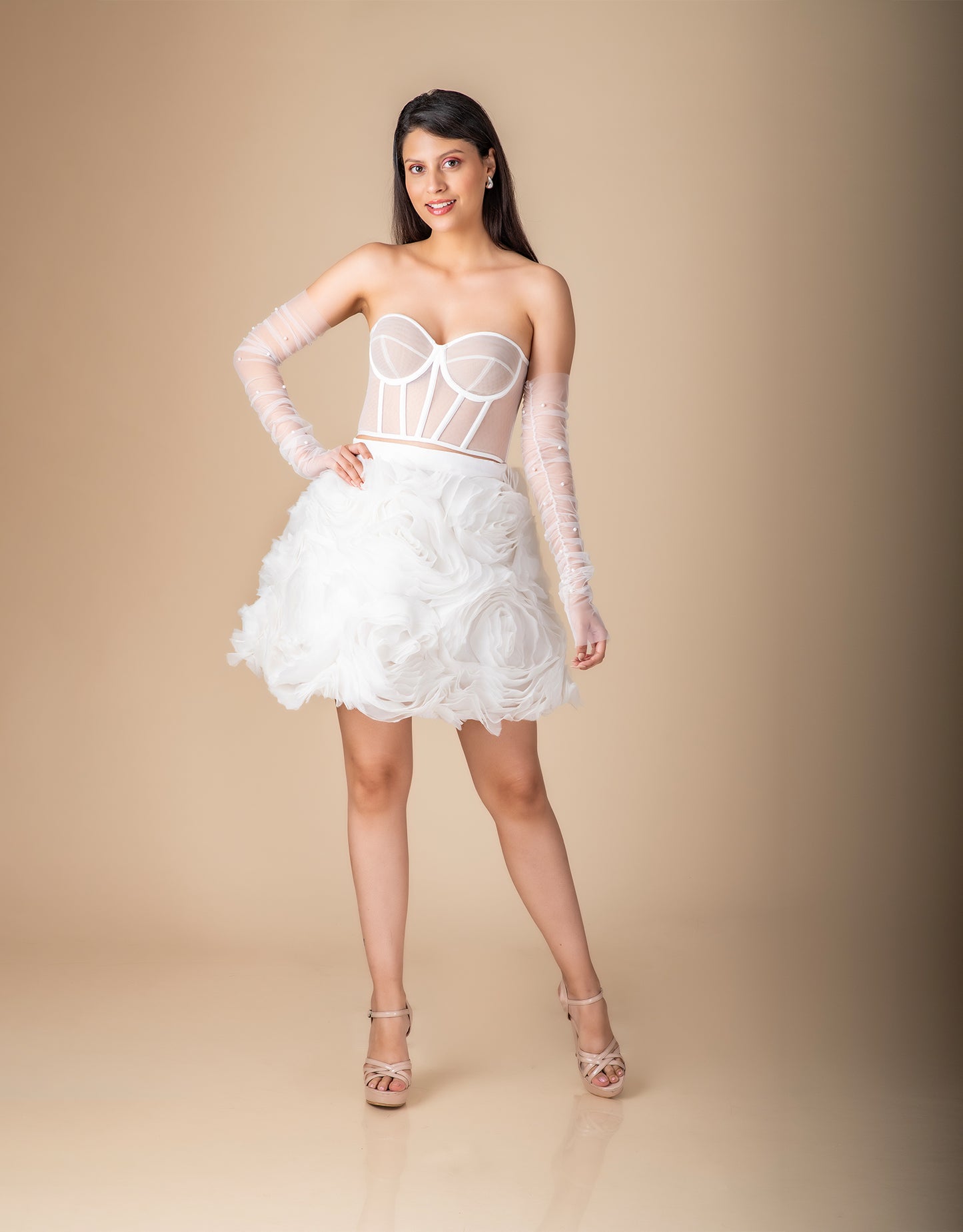 Avignon Skirt wholesale couture back design