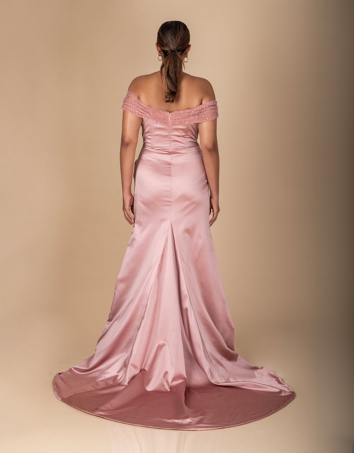 Elegant detailing of Marseille bridal couture wholesale