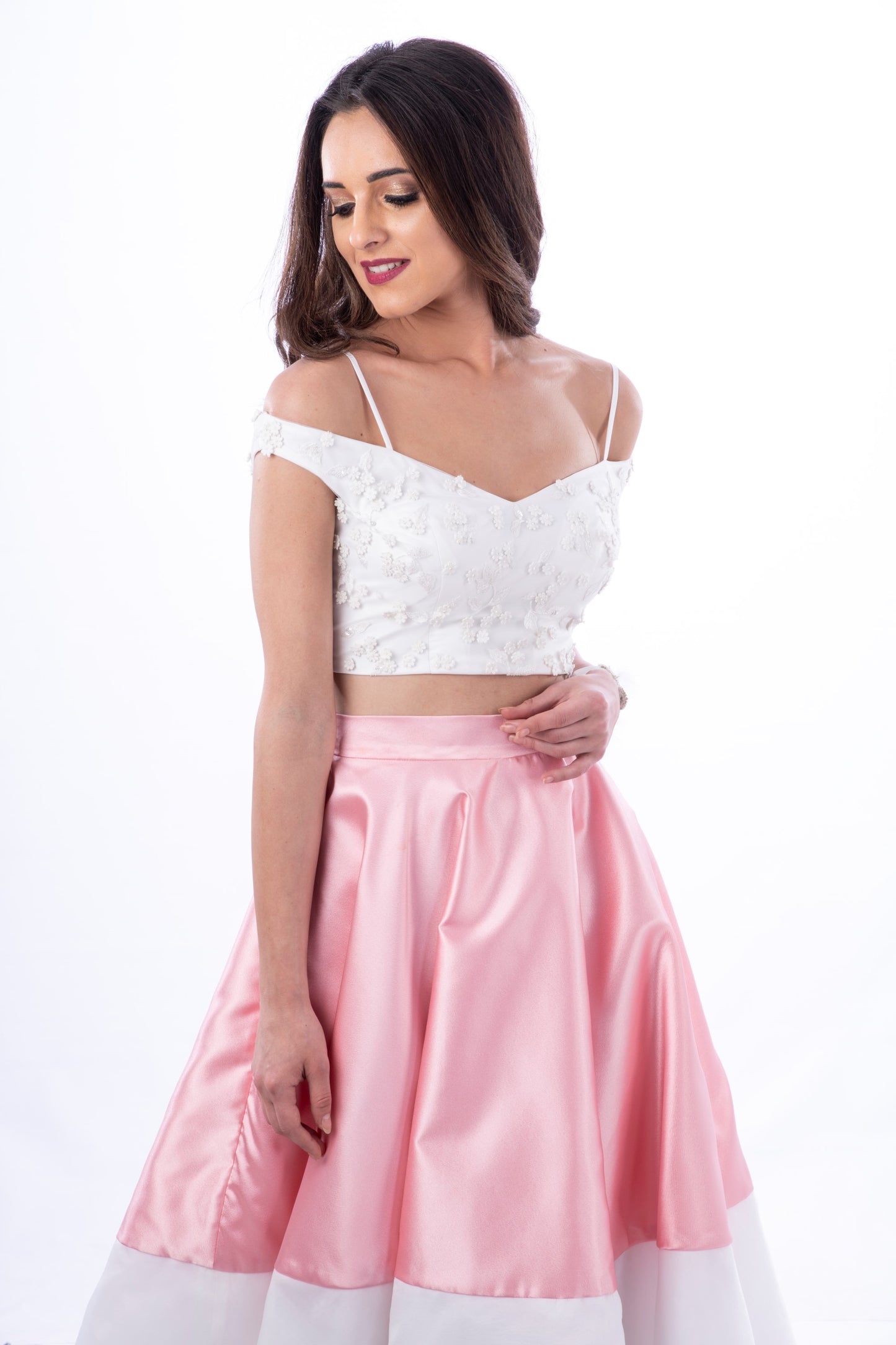 Angila couture wedding gown back view wholesale