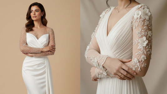 Wedding dress sleeves
