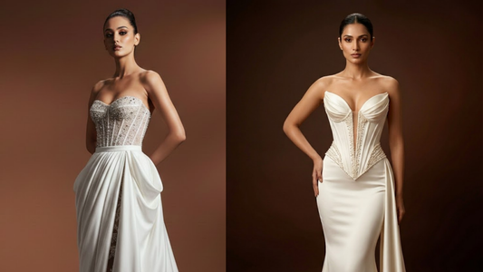 Corset vs Structured Bodice Wedding Dresses