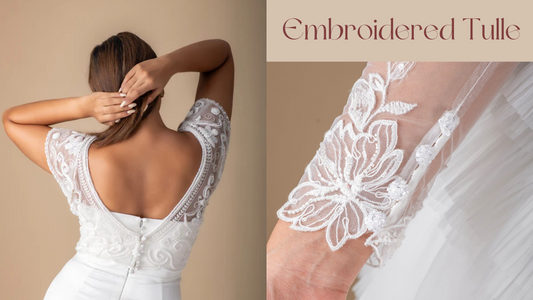 Dreamy & Dramatic Finding Your Perfect Embroidered Tulle Wedding Gown