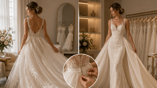 Convertible bridal gowns