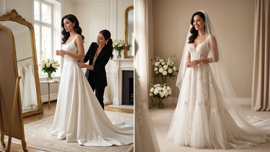 Wedding dress fitting