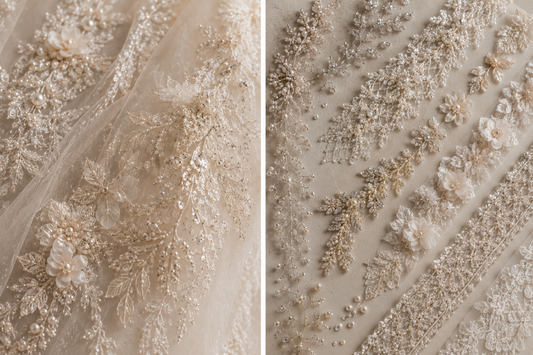 Embellished wedding dresses
